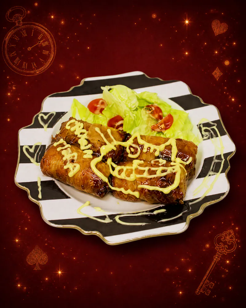 白ウサギの大好物！あまから肉まきおにぎり(4個)