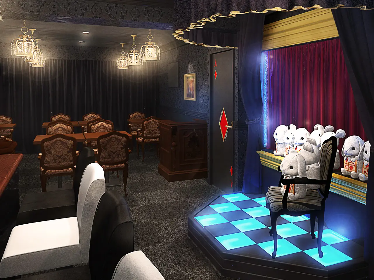 CrownTiaraの店内